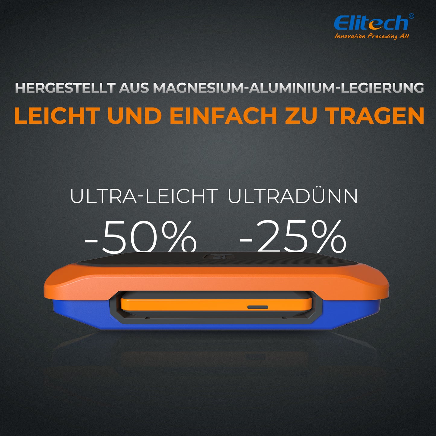 Elitech SRL-100 Kältemittel-Wärmepumpenwaage 220 lbs / 100 kg (Magnesium-Aluminium-Legierung-Basis)
