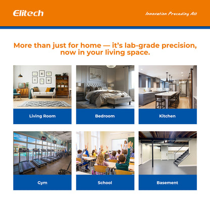 Elitech DR-230W Bluetooth- & WLAN-Datenlogger, hochpräzises digitales Hygrometer-Thermometer, 30.000 Messwerte