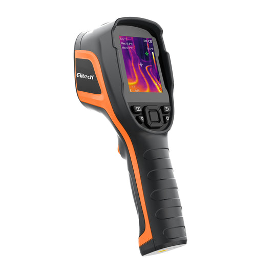 Elitech TIC-210 Handheld-Wärmebildkamera – Infrarot-Wärmebildgerät mit 256×192 IR-Auflösung, Echtzeit-Videoaufzeichnung, Emissionsgrad- & Temperatur-Alarm-Einstellungen, für HVAC, Elektrik, Gebäudeinspektion