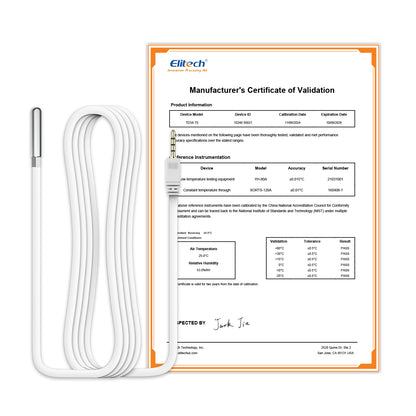 4G-verbindender Temperatur-Datenlogger mit integrierter SIM-Karte, Fern-Echtzeit-Datenaufzeichnung, APP-/Cloud-Datenspeicherung (Sonde separat erhältlich), Elitech RCW-360Pro 4G