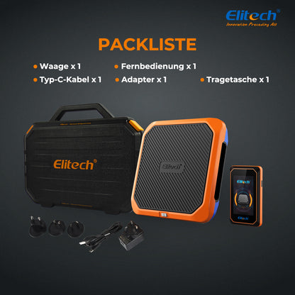 Elitech SRL-100 Kältemittel-Wärmepumpenwaage 220 lbs / 100 kg (Magnesium-Aluminium-Legierung-Basis)