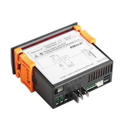 Elitech ECS-16 Einweg-Ausgang Digitaler Temperaturregler, Kühl- oder Heizmodus, Direktantrieb Einphasen 1,5 HP Kompressor